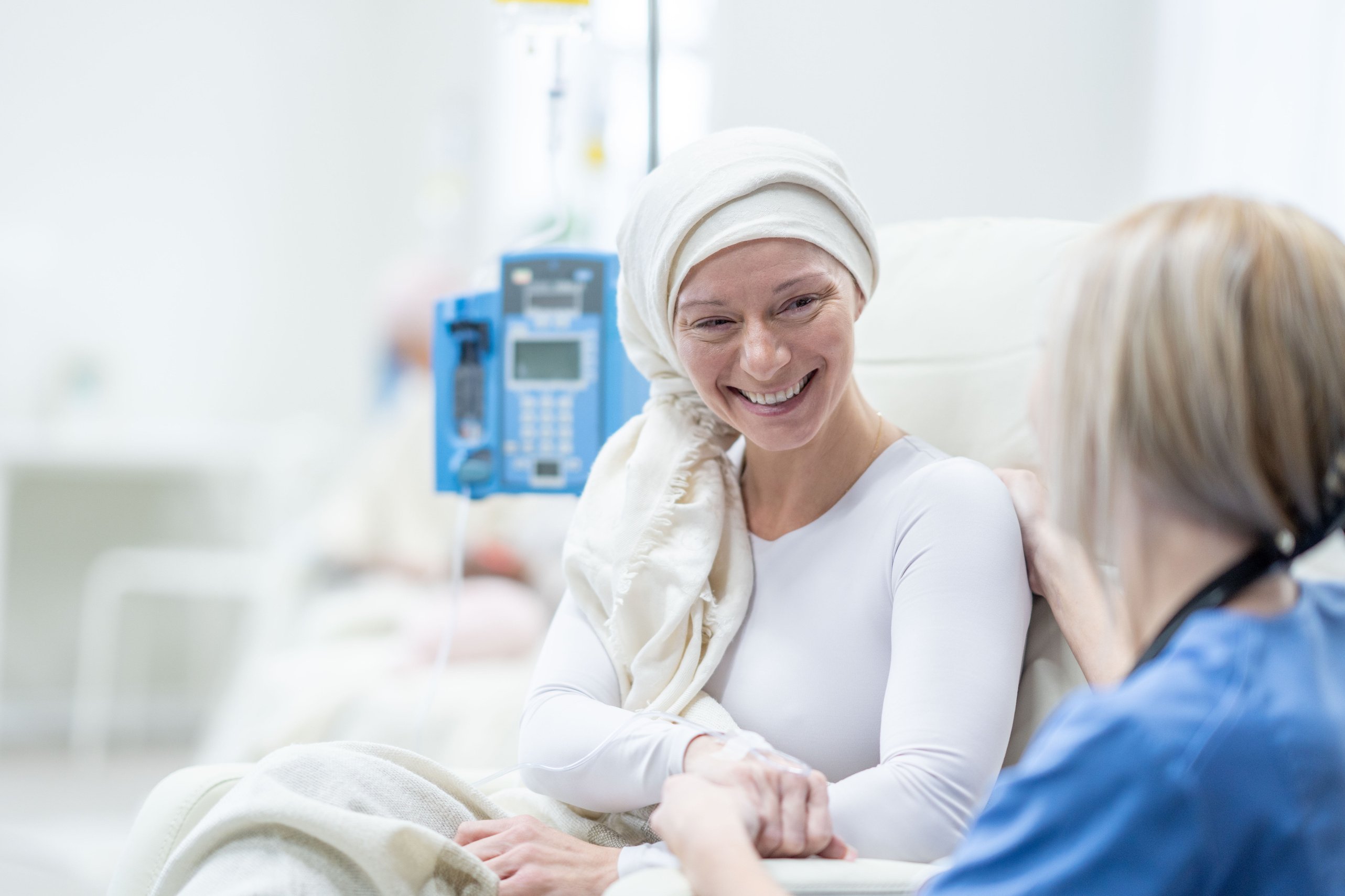 Oncology Nurse Making Rounds